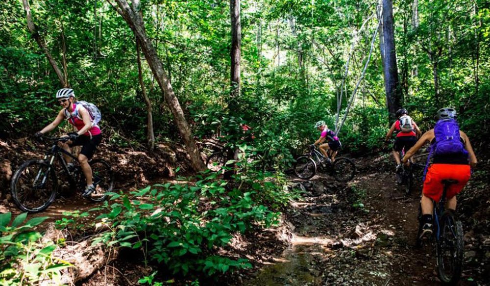 mountain biking trails at Hacienda Pinilla, Guanacaste