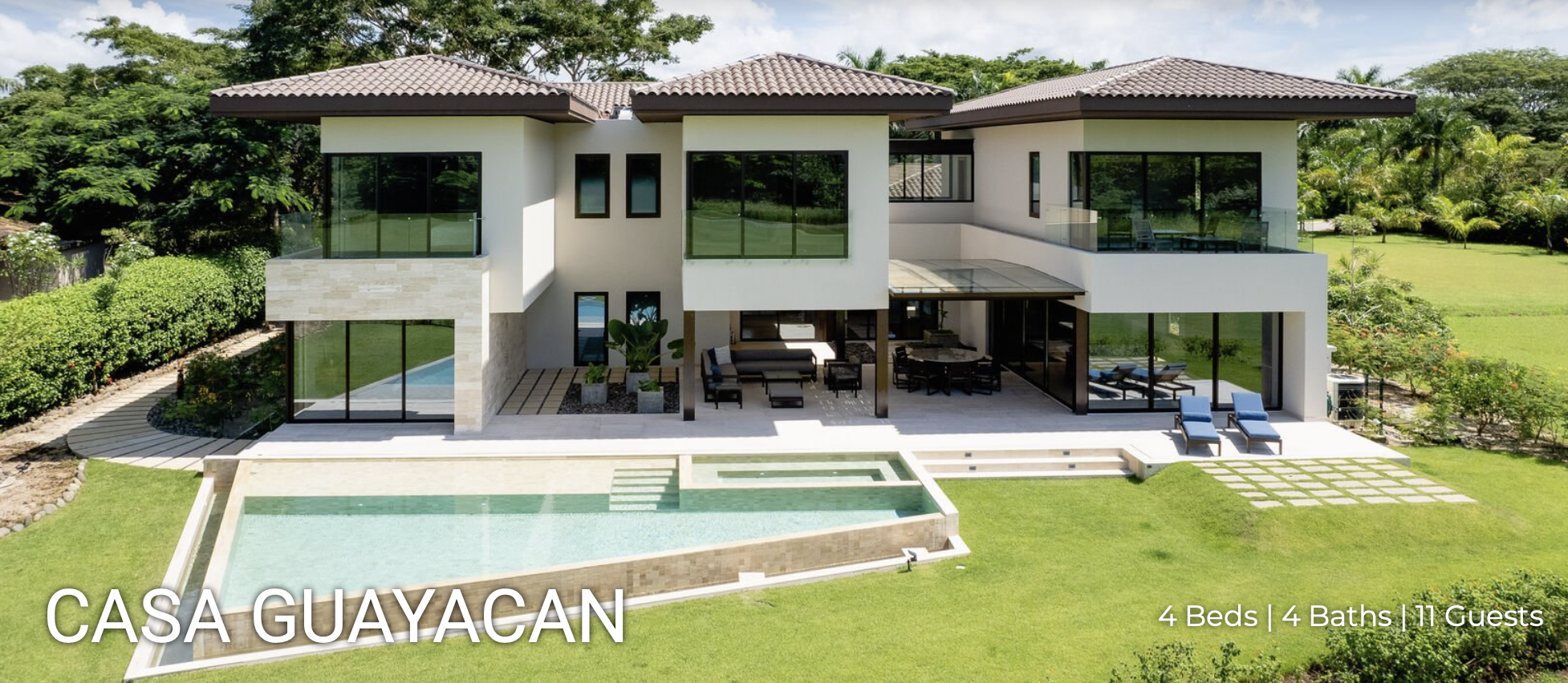 Casa Guayacan luxury villa rental in Costa Rica