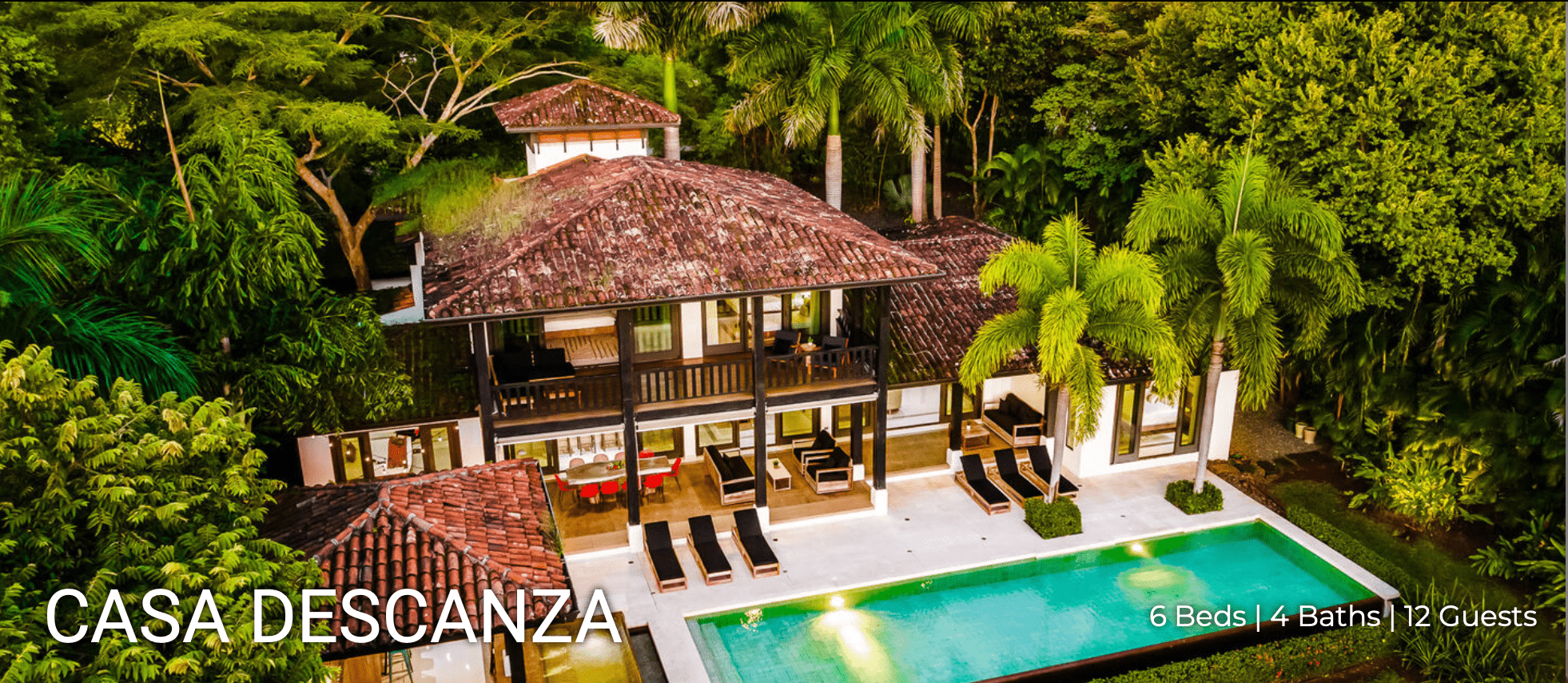 Casa Descanza Costa Rica luxury villas Hacienda Pinilla