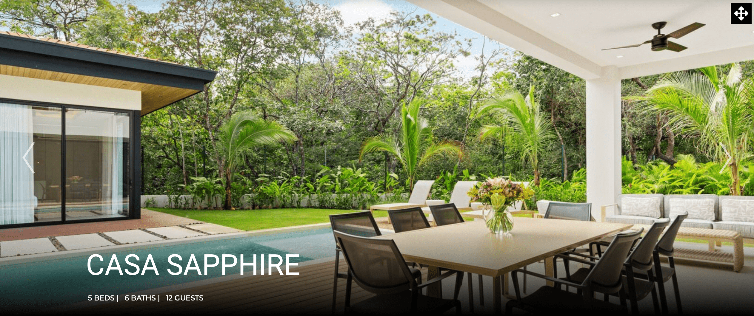 Casa Sapphire at Hacienda Pinilla vacation villa