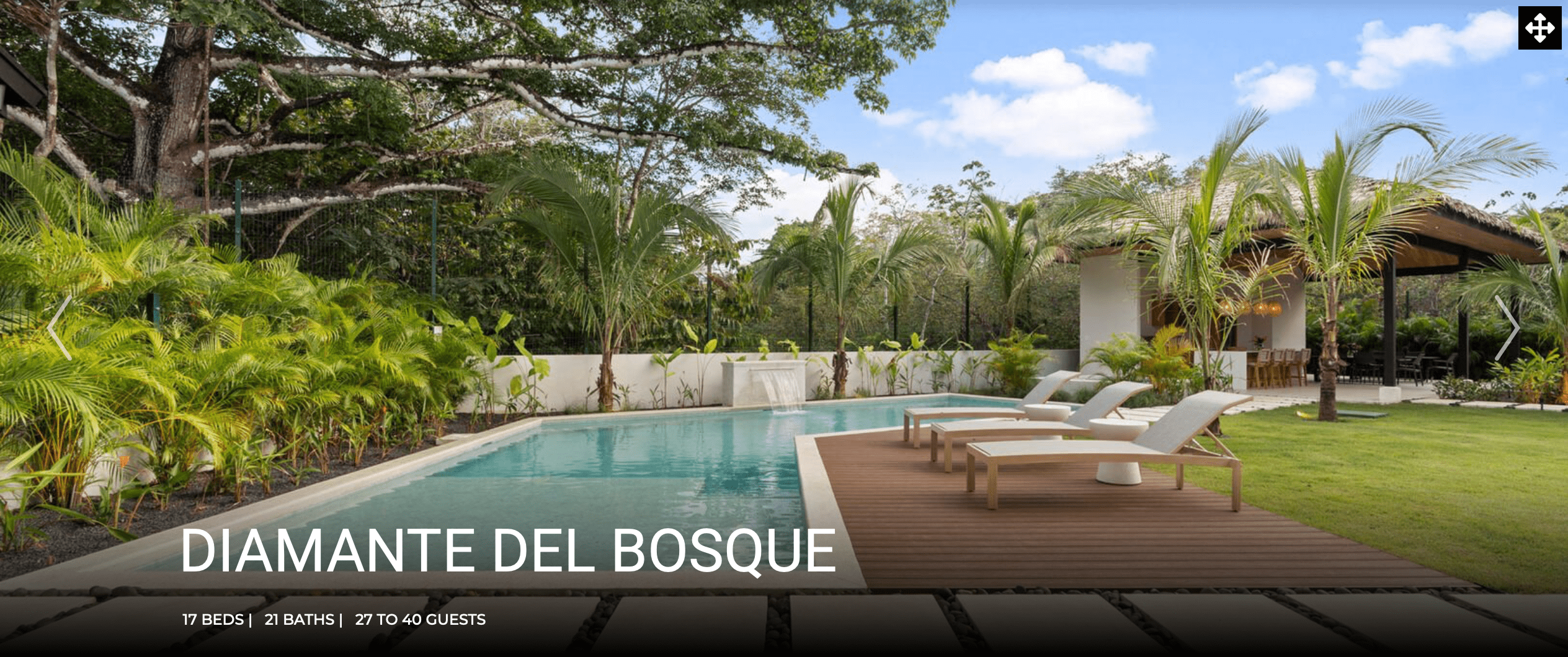 Diamante del Bosque at Hacienda Pinilla vacation villa