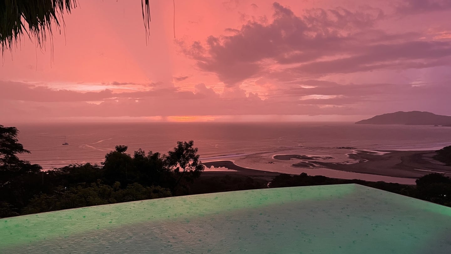 epic summer sunsets in Costa Rica