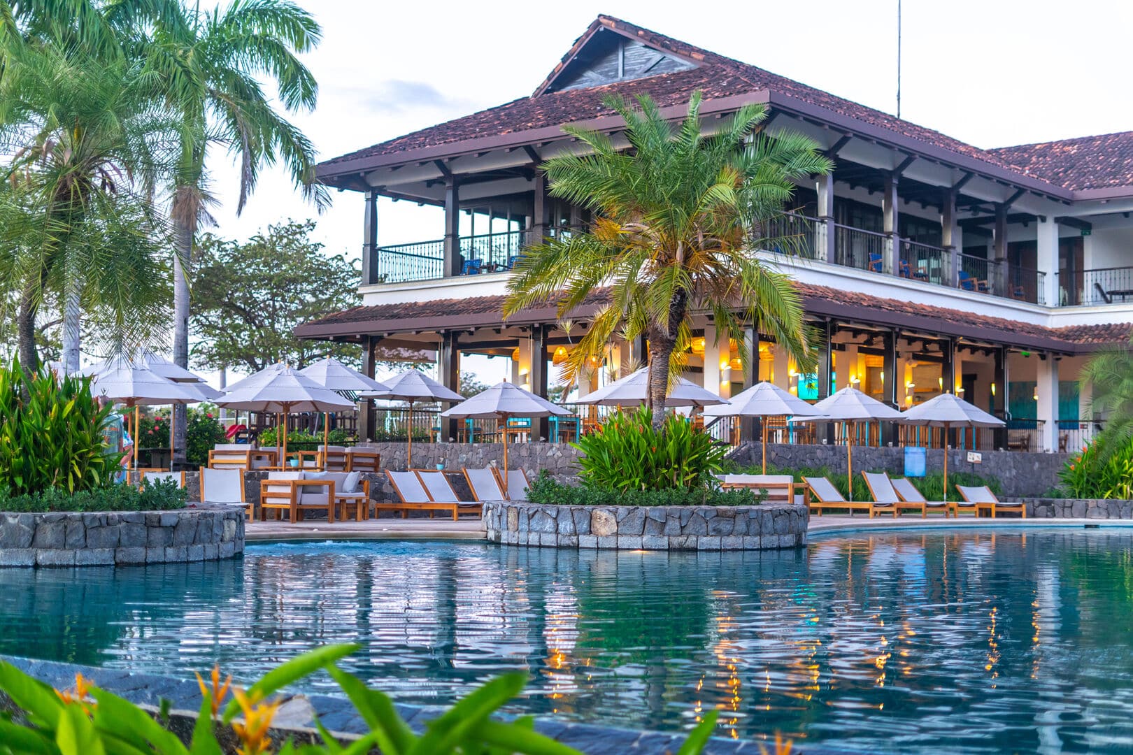 Hacienda Pinilla Beach Club and pool